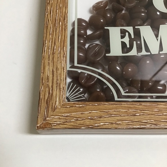 Coffee Beans Picture Wall Art Box Break In Case of Emergency Cafe Coffee Shop 3D - Picture 15 of 15